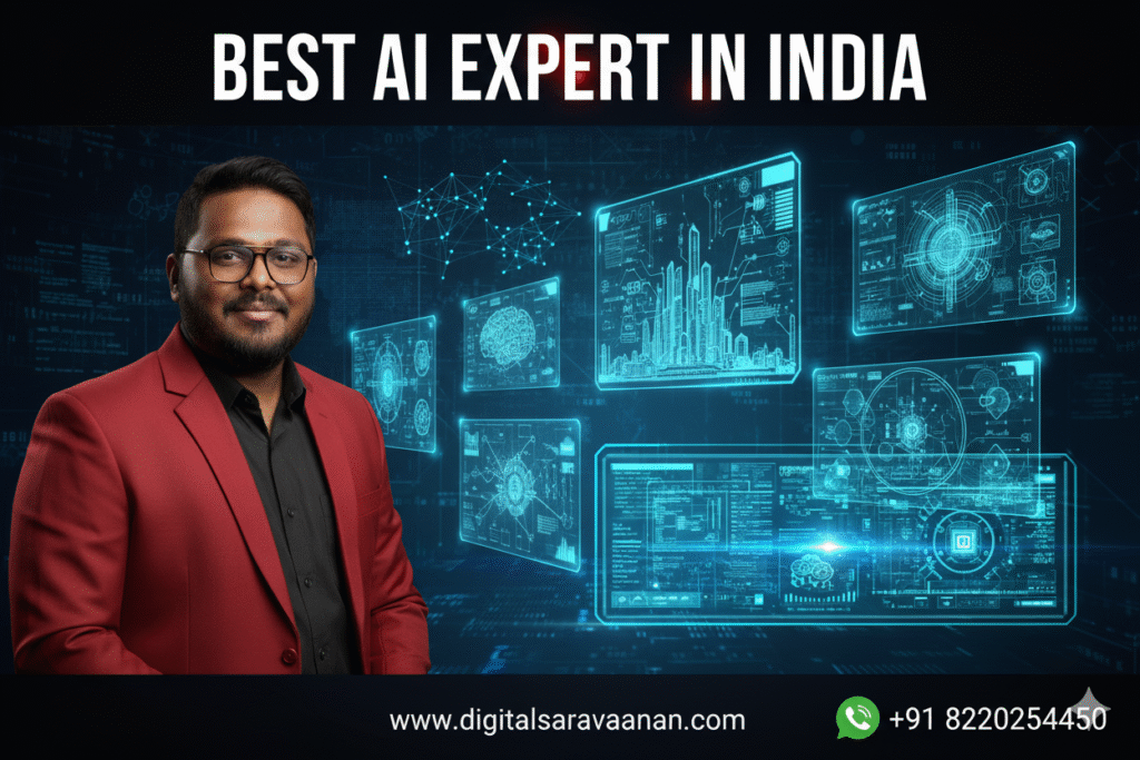 best ai expert in india digital saravanan