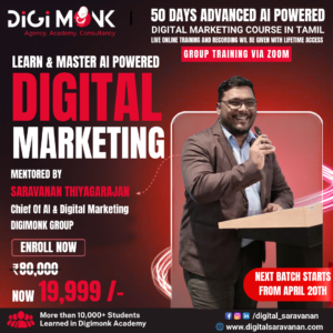 50 days ai powered digital marketing training in tamil