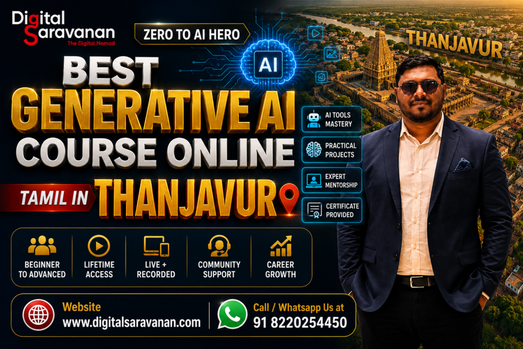 best-generative-ai-course-online-tamil-thanjavur