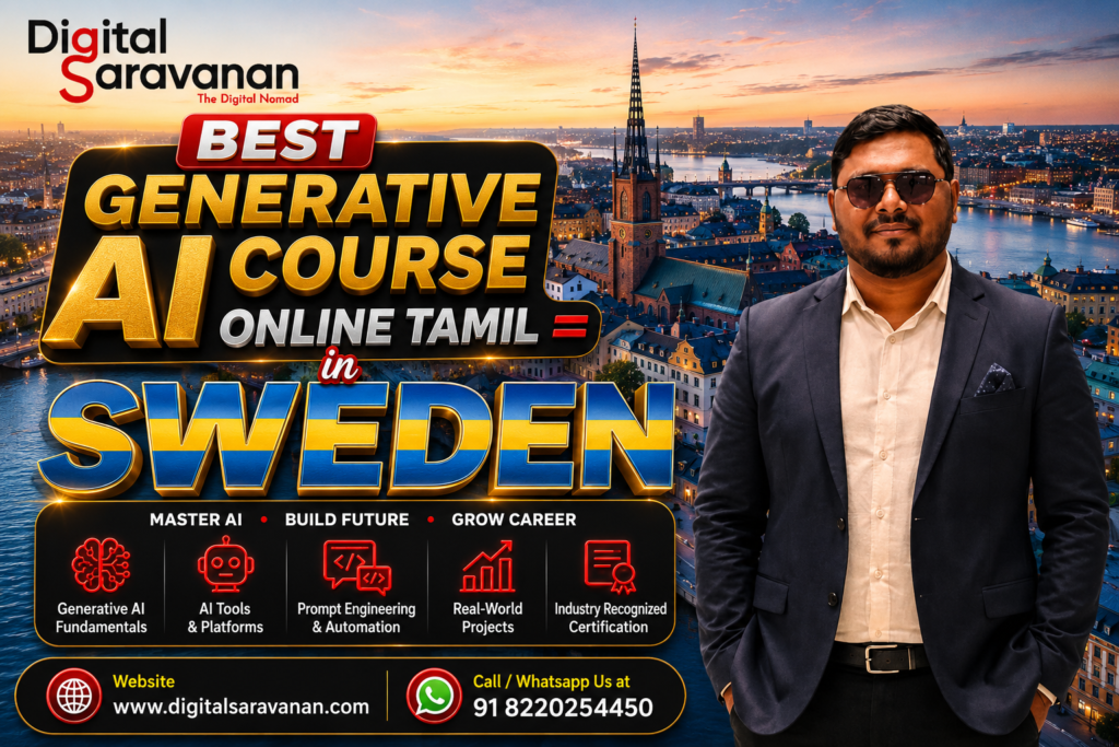 best-generative-ai-course-online-tamil-in-sweden