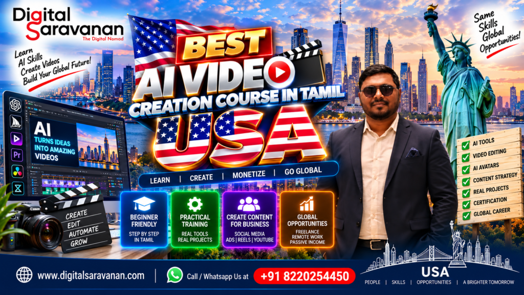 best-ai-video-creation-course-tamil-usa